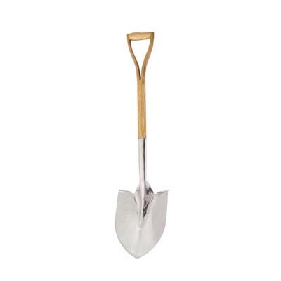Shovel with Wooden Handle